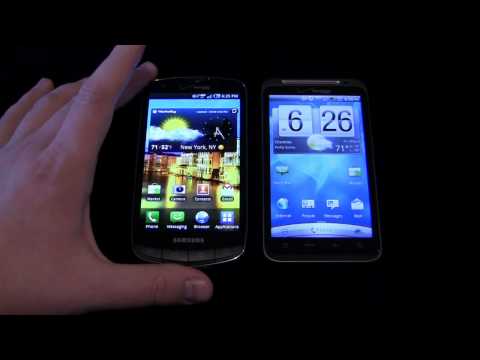 Samsung DROID Charge vs. HTC Thunderbolt Dogfight Part 1