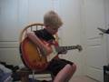 8 year old plays Electric Funeral by Black Sabbath