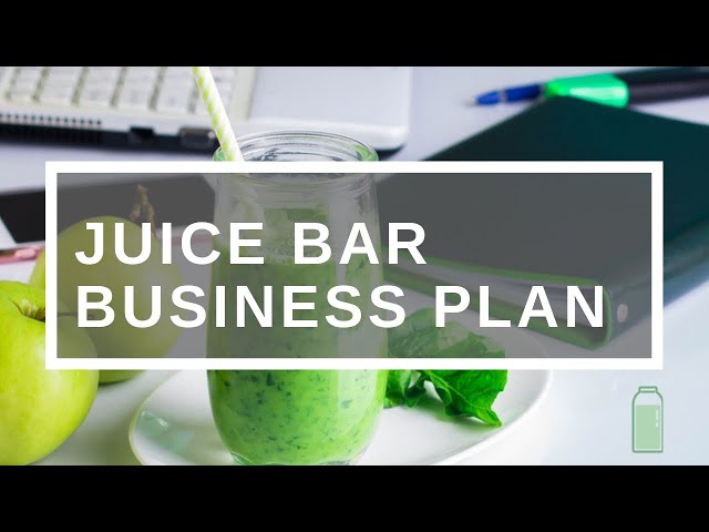 Free juice bar business plan template
