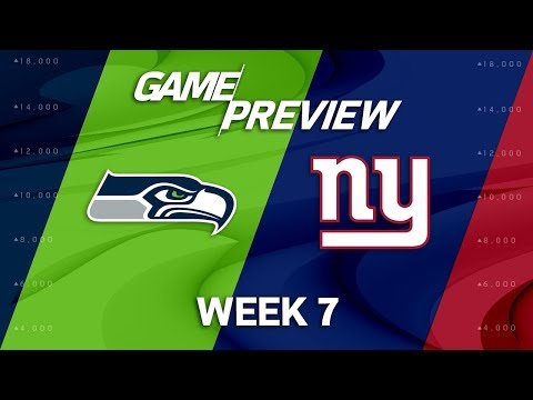 Video: Seattle Seahawks vs. New York Giants | Week 7 Game Preview | NFL