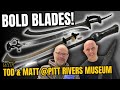 Bold SWORD TYPES from India at the Pitt Rivers Museum with @tods_workshop