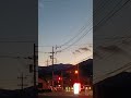 夕焼けの櫛形山