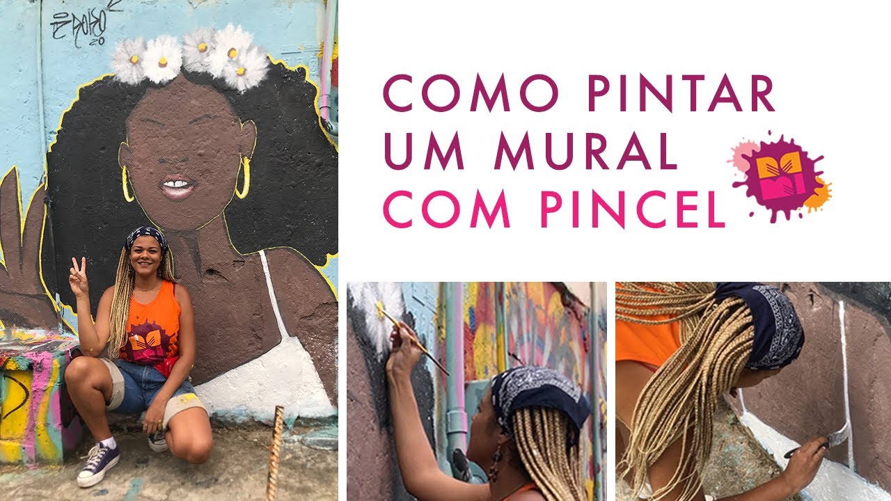 E015 - Como pintar um mural com pincel