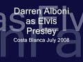 darren as elvis presley costa blanca july 08