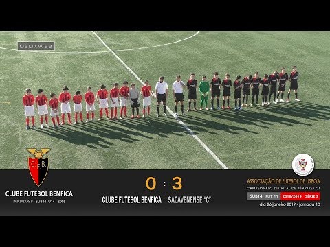 Futebol Benfica (0-3) Sacavenense [FUT11 S14] J13