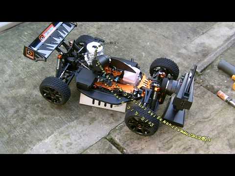 HPI Trophy 3.5 - Here is the First start of the HPI Trophy 3.5. Despite it being very cold, the engine started first pull, stock setup on 20% Nitro. Later I will do full brea...