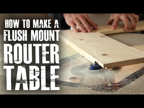 how to attach router to router table