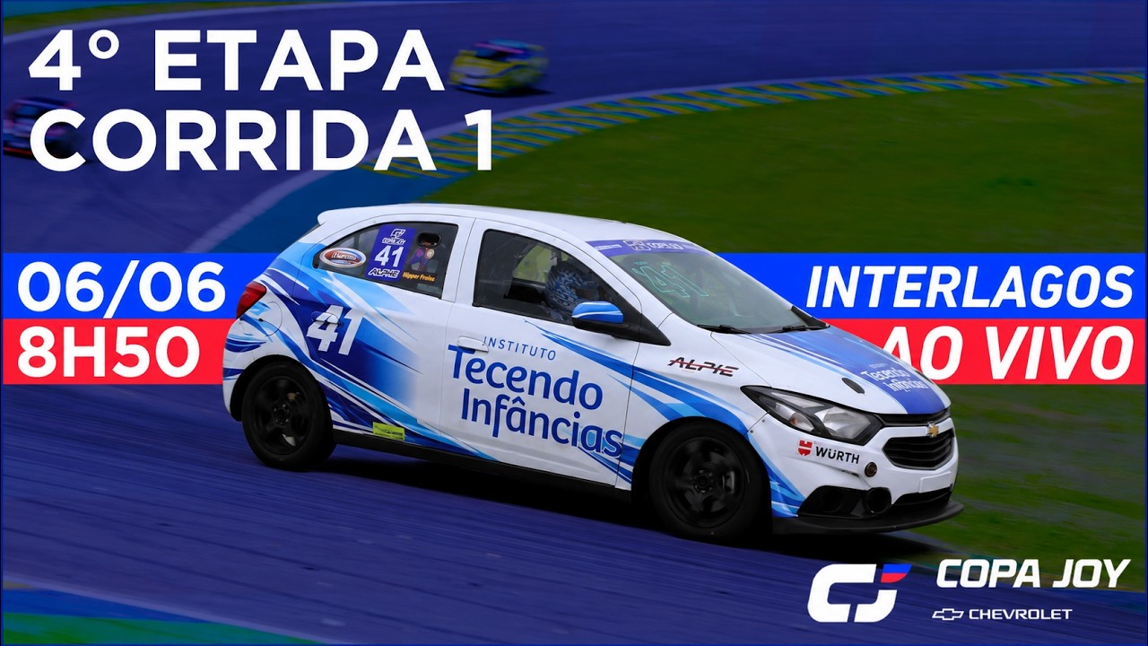 🔴 AO VIVO | Copa Joy Chevrolet em INTERLAGOS - 4ª Etapa, Corrida 1