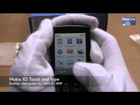Nokia X3-02 Touch and Type teszt vide�