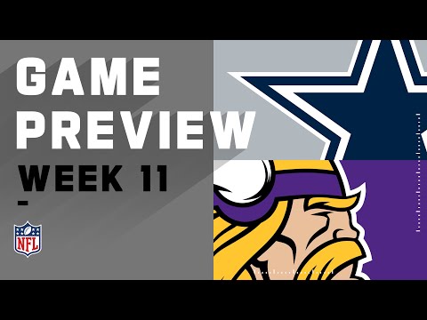 Dallas Cowboys vs. Minnesota Vikings | NFL Week 11 Game Preview