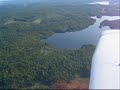Flying around Minnicock Lake, Haliburton, Ontario