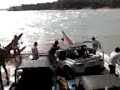 Travessia de Balsa no rio Tibau Travessia de Balsa no rio Tibau