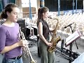 julie saury, airelle besson, sophie alour en balance � monts�gur.