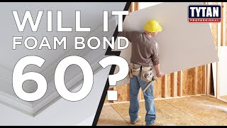 Will It Foam Bond 60: Trim + Drywall