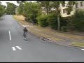 longboarding DH, max speed 55kmh