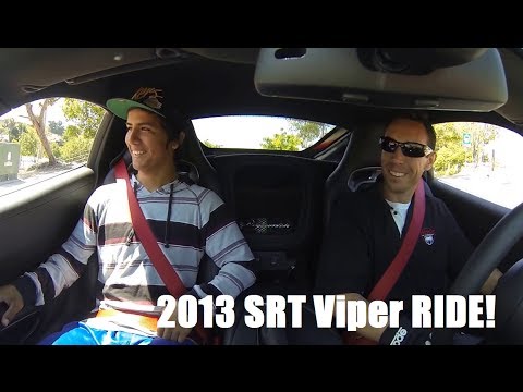 srt - Taking this lucky neighborhood kid, (ivan) for a ride in the new 2013 SRT Viper. did he enjoy his ride? you decide! commit below...