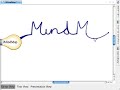 iMindMap のブランチで文字を描いてみました。