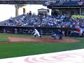 brett wallace showing some surprising speed as he tries to leg out an infield grounder at modern woodmen park in davenport iowa 7-5-2008