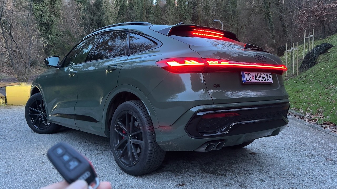 New AUDI Q5 SPORTBACK 2026 - EVENING POV test drive (CITY DRIVING, 2.0 TDI Quattro)
