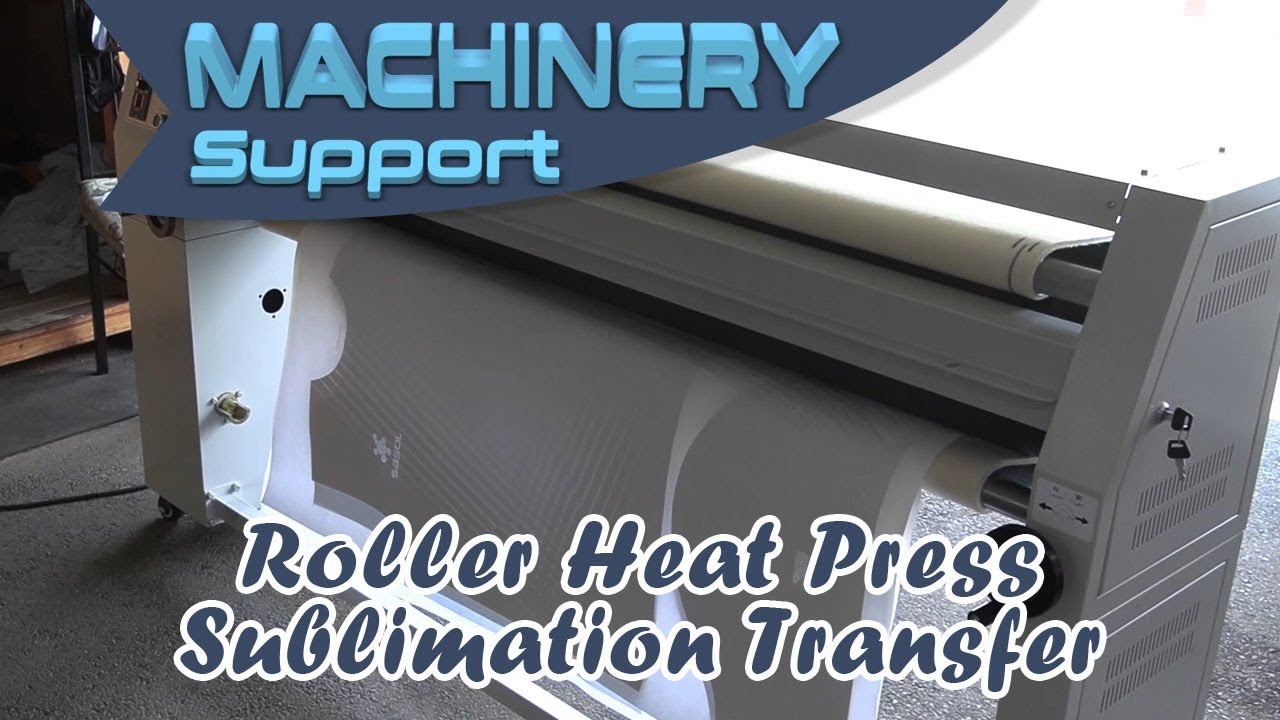 Heatware Roller Heat Press Assemble, Installation and Test Sublimation Transfer Press After Deliver