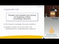 Integrating  To Provide Chemistry-enabled Text Mining - Guy Singh (linguamatics)