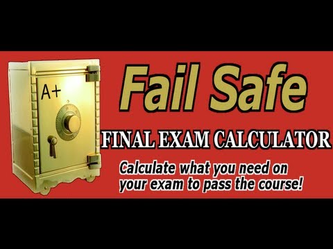 how to calculate a final exam grade