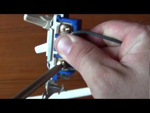 how to properly wire a light switch