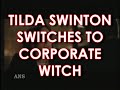 tilda swinton plays a witchy attorney who commits heinous acts to win her case in michael clayton.