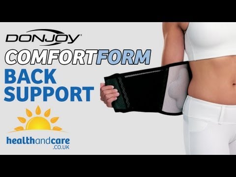 how to wear lumbar support belt