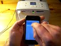 CiPhone 3G 3.5\" PictBridge demonstration CiPhone 3G 3.5\" PictBridge demonstration