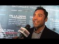Loosening Up with Boxer Oscar De La Hoya Loosening Up with Boxer Oscar De La Hoya
