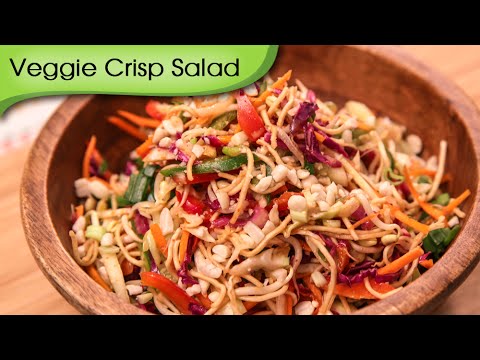Veggie Crisp Salad – Quick & Healthy Vegetarian Salad Recipe By Ruchi Bharani