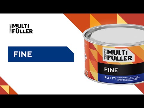 Нанесение шпатлевки FINE Multi Füller