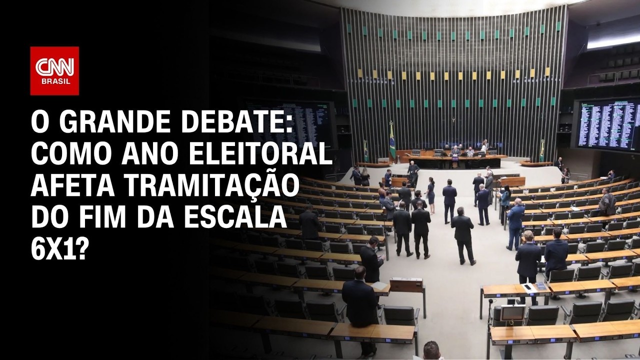 Como o ano eleitoral afeta a tramitação do fim da escala 6x1? | O GRANDE DEBATE