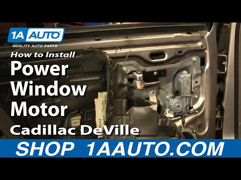 How To Install Replace Power Window Motor REAR Cadillac DeVille 94-99 1AAuto.com