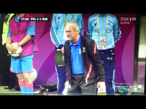 EURO 2012 Polska vs Rosja .Reakcja Smudy na Boenischa