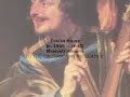 score:
http://pagesperso-orange.fr/tony.c/fretful/viol/hume/pdf/47lovesfarewell.pdf
better quality: http://www.vimeo.com/1189191 

tobias hume (possibly 1569 - april 16, 1645) was an english composer, viol player and soldier.
little is known of his life. some have suggested that he was born in 1569 because he was admitted to the london charterhouse in 1629, a pre-requisite to which was being at least 60 years old, though there is no certainty over this. he had made his living as a professional soldier, probably as a mercenary. he was an officer with the swedish and russian armies.
he was a particular champion of the viol over the then-dominant lute, something which caused john dowland to publish a rebuttal of hume's ideas.

here the foreword of one of his 3 publications (musicall humors):

to the understanding reader

i doe not studie eloquence, or profess musicke, although i doe love sence, and affect harmony: my profession being, as my education hath beene, armes, the onely effeminate part of me, hath beene musicke; which in mee hath beene alwayes generous, because never mercenarie. to prayse musicke, were to say, the sunne is bright. to extoll my selfe, would name my labors vaine glorious. onely this, mu studies are far from servile imitations, i robbe no others inventions, i take no italian note to an english dittie, or filch fragments of songs to stuffe out my volumes. there are mine own phansies expressed by my proper genius, which if thou dost dislike, let me see thine, carpere vel noli nostra, vel ede tua, now to use a modest shortnes, and a briefe expression of my seffe to all noble spirites, thus, my title expresseth my bookes contents, which (if my hopes faile me not) shall not deceive their expectation, in whose approvement the crowne of my labors resteth. and from henceforth, the stateful instrument gambo violl shall with ease yeelde full various and as devicefull musicke as the lute. for here i protest the trinitie of musicke, parts, passion and division, to be as gracefully united in the gambo violl, as in the most received instrument that is, which here with a souldiers resolution, i give up to the acceptance of at noble dispositions.

the friend of his friend, 
tobias hume
aan de 
aan de welverstaande lezer:
i studeer geen redekunst, of onderwijs geen muziek, hoewel ik van verstand houd en door harmonie geraakt word. mijn beroep is, vanwege mijn opleiding: beroepssoldaat. de enige vrouwelijke kant van mij is de muziek (geweest), welke altijd in ruime mate bij mij aanwezig is geweest, omdat ik geen huursoldaat ben. muziek (aan) te prijzen, is het zelfde als te zeggen dat de zon helder is. mijzelf ophemelen, zou zijn doel voorbij schieten..
alleen dit (wil ik zeggen), dat mijn werk alles behalve slaafse imitaties zijn. i roof geen bedenksels van anderen, ik gebruik geen italiaanse noot of een engels deuntje, of gekaapte fragmenten van liedjes, om mijn bundel te vullen. het zijn mijn eigen fantasie�n, door mijn eigen geest uitgedrukt. als u er niet van houdt, laat me dan uw eigen werk maar eens zien.
niet het onze afbreken, maar het jouwe. nu het verder kort te houden: een korte uiting van mijzelf aan de edele geesten, is de titel van mijn boek, welk de inhoud verklaart. ik hoop dat het niet de verwachtingen zal teleurstellen, in wiens goedkeuring de kroon op mijn werk rust. van nu af aan zal het statige instrument de viola da gamba, met gemak de gevarieerde muziek voor luit evenaren. hier verklaar ik de drie-eenheid van de muziek: stemvoering, passie en variatie, sierlijk verenigd in de gamba, zoals in de meeste (geaccepteerde) instrumenten. hierbij met een  militaire vastberadenheid, geef ik het ter aanname aan de edele ontvangst.

aan de vriend van zijn vriend tobias hume

ernst stolz viola da gamba