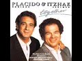 itzhak perlman and placido domingo performing together with the piece 