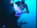 Sacha Dench freediving the wreck of the Coolooli