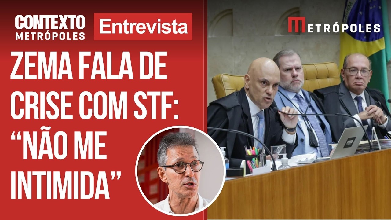 Íntegra: Romeu Zema fala sobre crise com Gilmar e critica atuação do STF