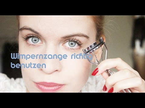 Wimpernzange richtig benutzen