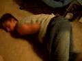 Kalebh falling on face