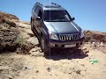 Toyota Land Cruiser. Yamal bajando a la playa de Bullafar, Bouyafar (Maroc)