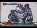 Ryan Smyth Gets Hurt - Avs vs Kings - Mar 3 08