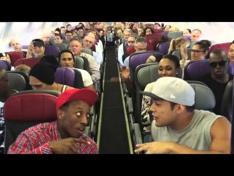 Lion King FLASHMOB On A Flight