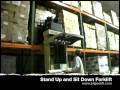 Big Joe - Stand Up and Sit Down Forklifts inside a Food Freezer