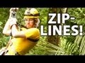 1st-Person POV Zip-line Through The Rain Forest! -- Honeymoon (5 of 5)