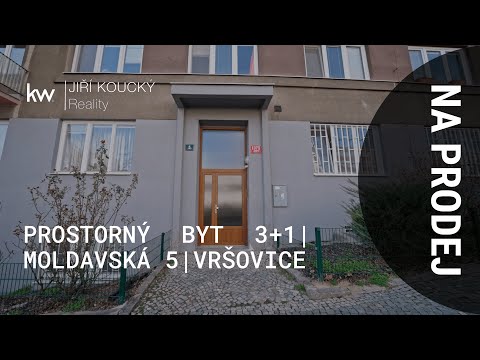 Video Prostorný a světlý byt 3+1 v žádané části Vršovic