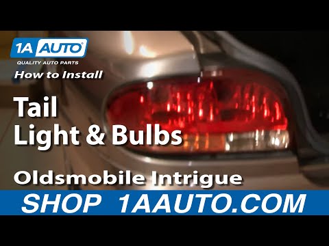 How To Install Replace Tail Stop light and Bulb Olds Intrigue 98-02 1AAuto.com