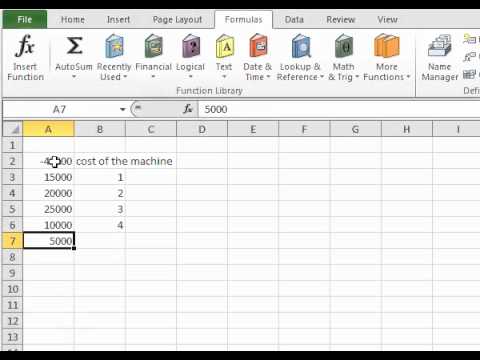 how to calculate irr